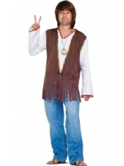 Hippie Vest - 60s Hippie Costume